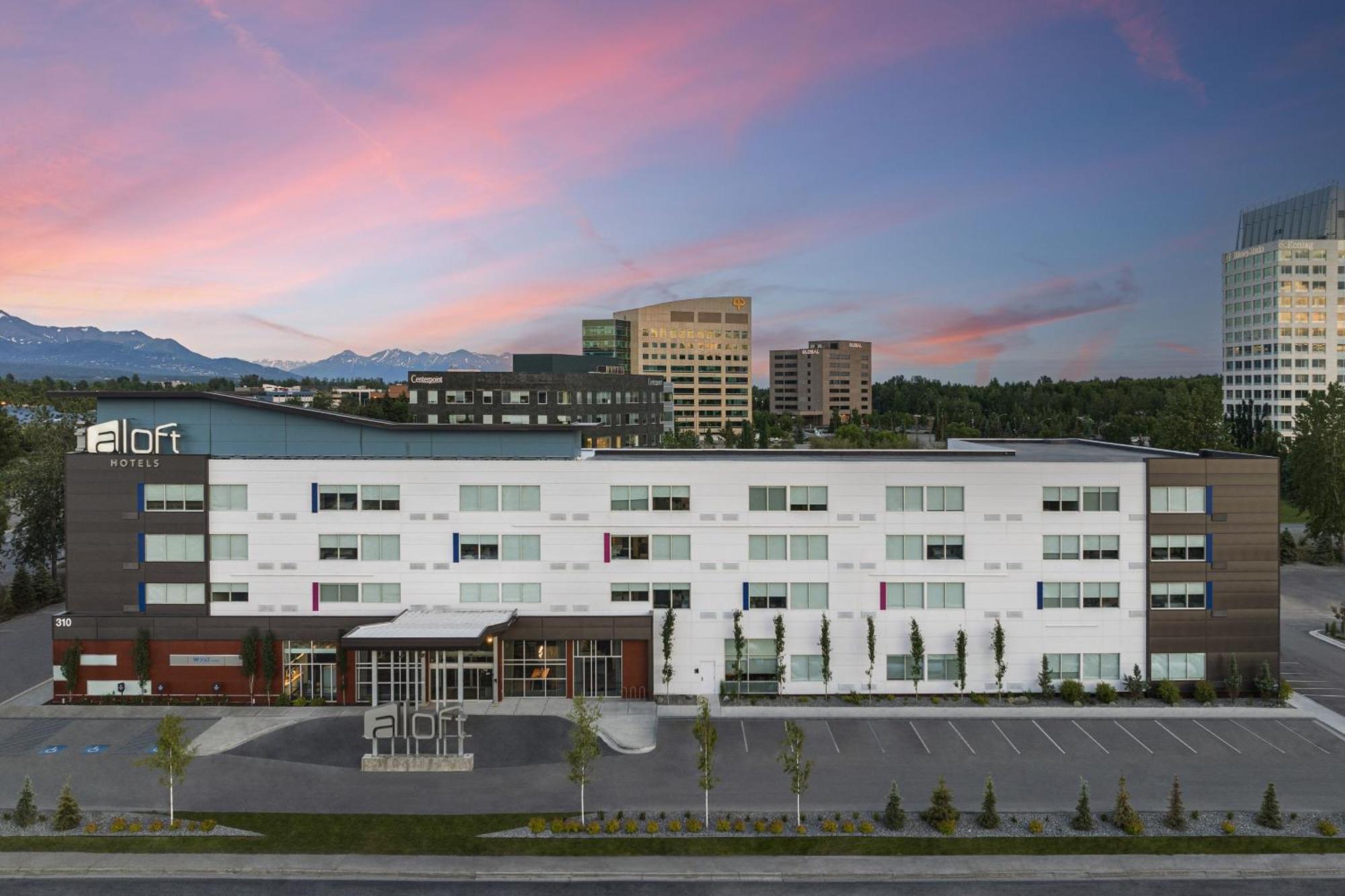 Hotel Aloft Anchorage Esterno foto
