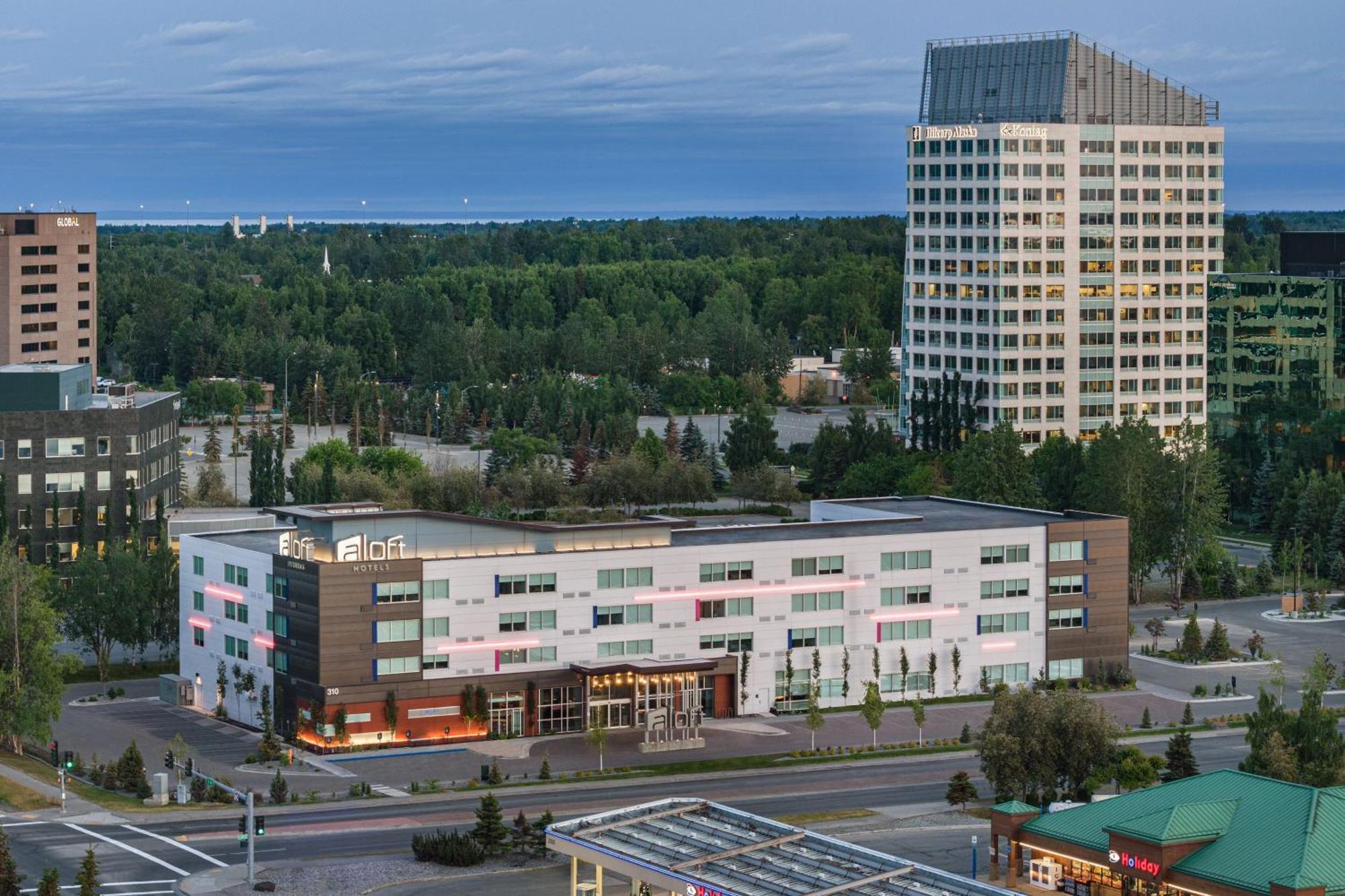 Hotel Aloft Anchorage Esterno foto